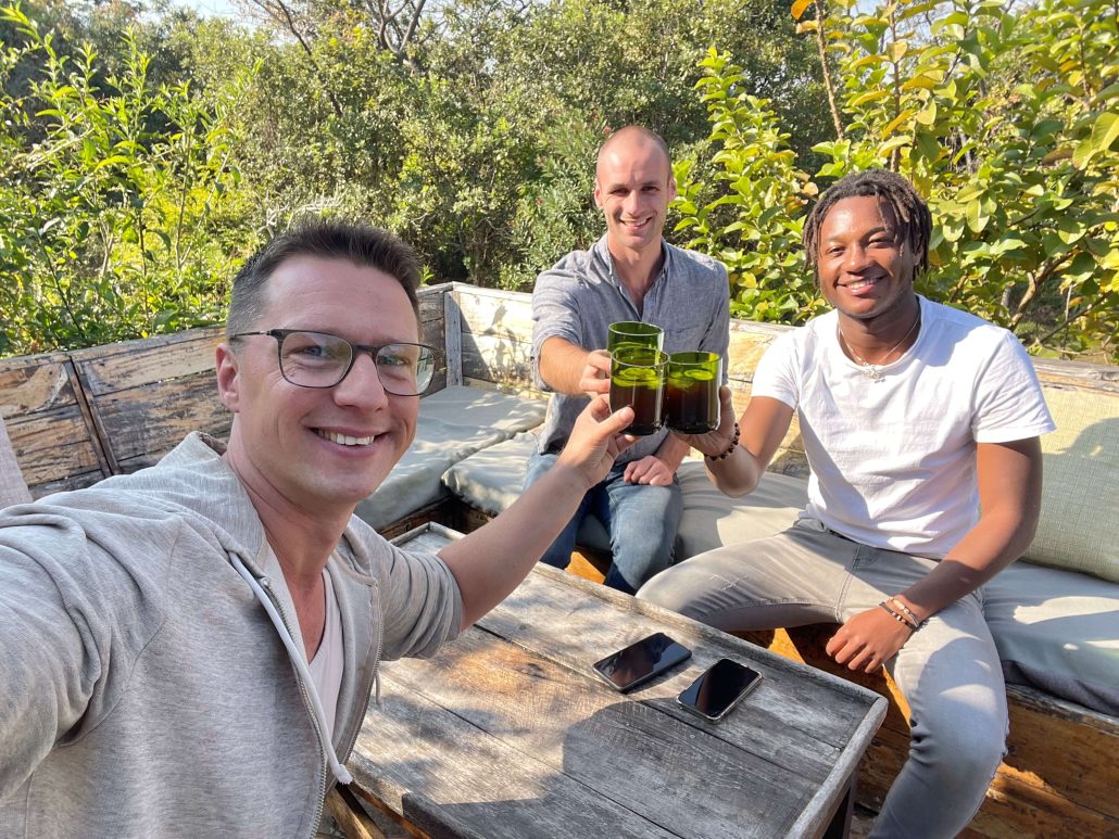 A stay at Ntchisi Forest Lodge starts with a freshly homemade iced tea!