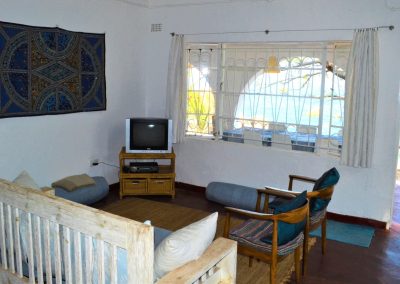 A room of Kuwona Cottage, at Senga Bay on Lake Malawi