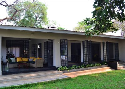 Terrace of Mitengo house in Lilongwe